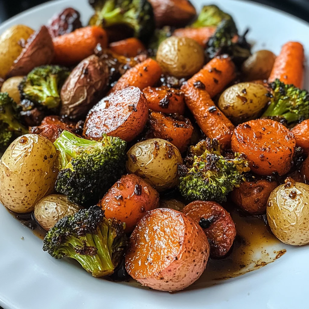 Oven Roasted Vegetables with Balsamic Vinegar