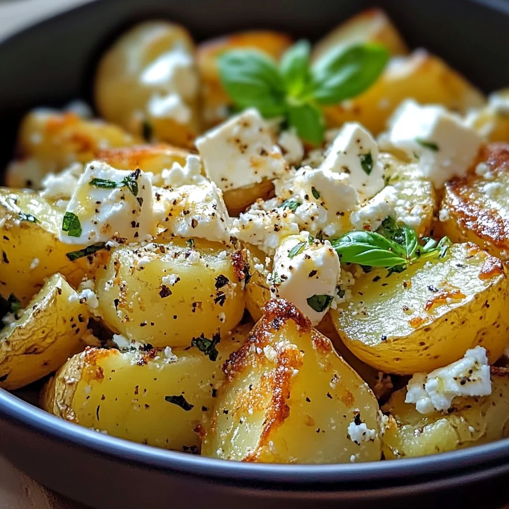 Baked Feta Potatoes