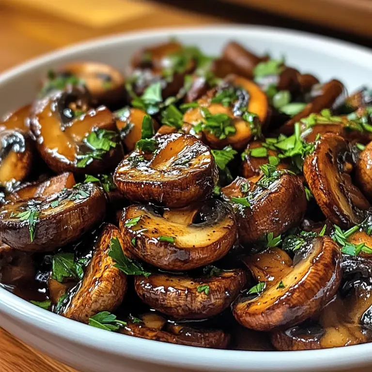 Balsamic Roasted Mushrooms