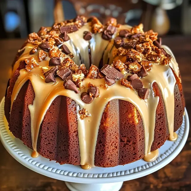 Butterfinger Bundt Cake