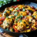 Cheesy Baja Chicken & Bell Pepper Skillet: An Incredible One-Pan Meal