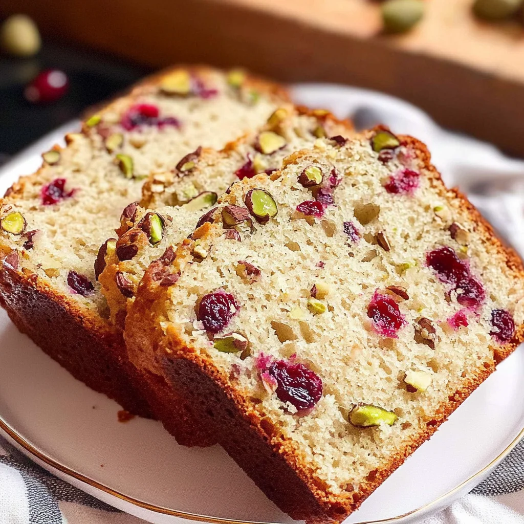Cranberry Pistachio Bread