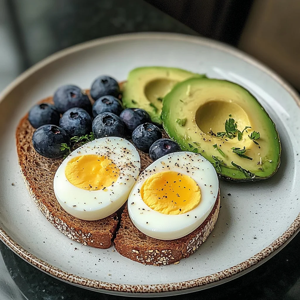 Creamy Soft-Boiled Egg Breakfast Plate