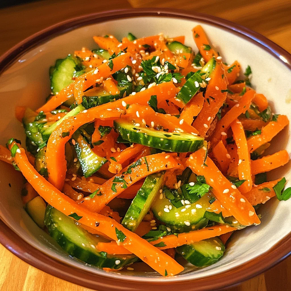Cucumber Carrot Salad