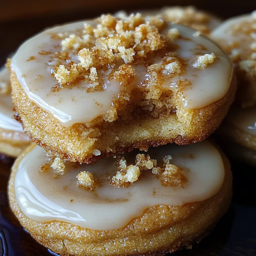 French Toast Cookies with Maple Glaze
