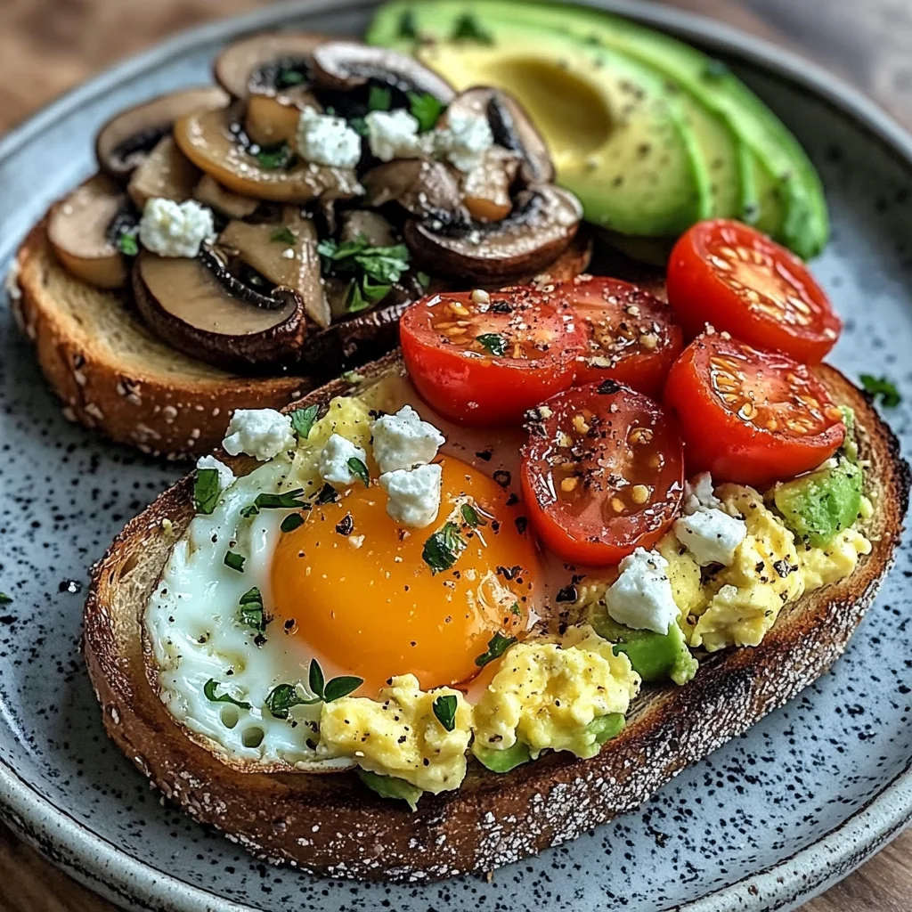 Gourmet Breakfast Toast Duo