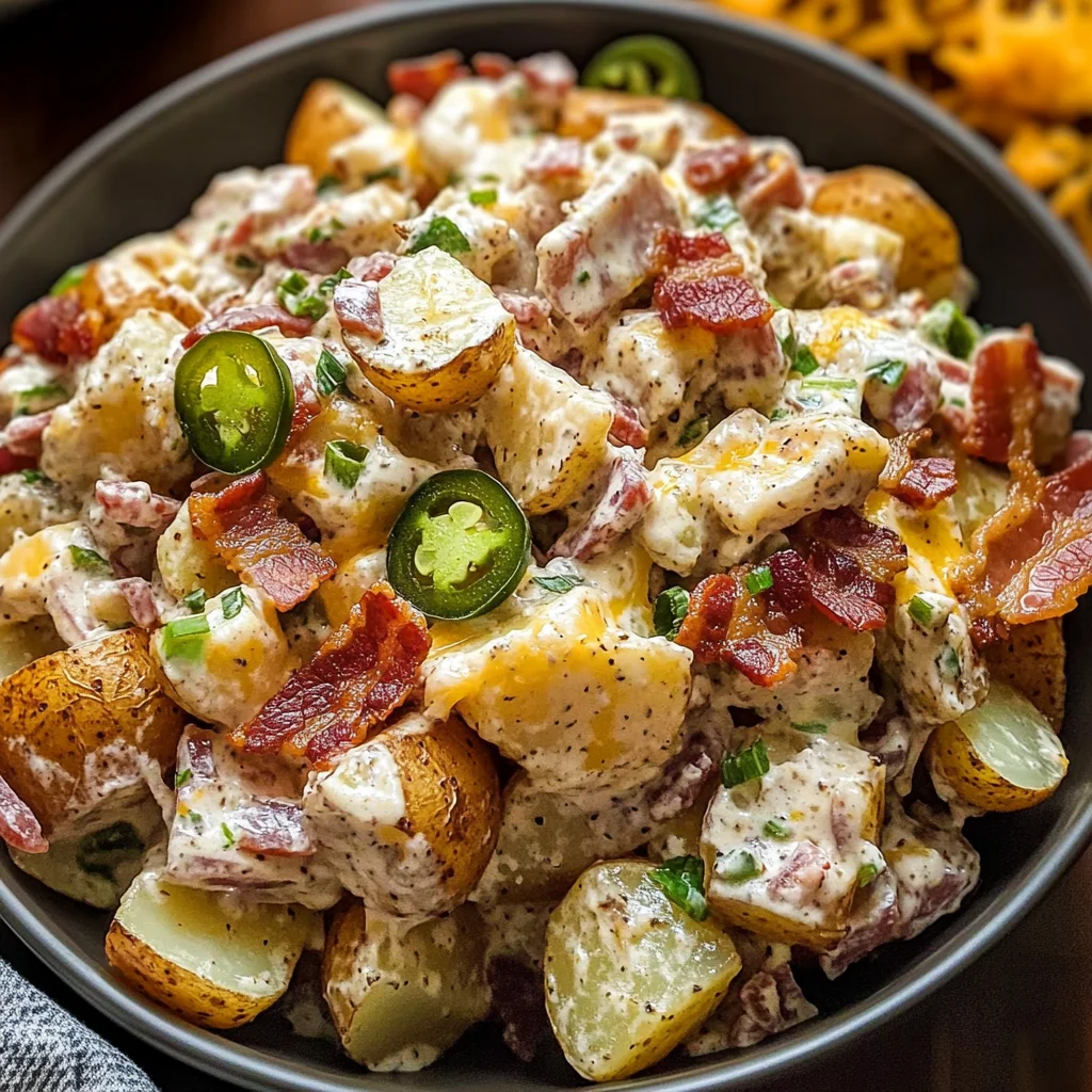 Jalapeno Popper Roasted Potato Salad