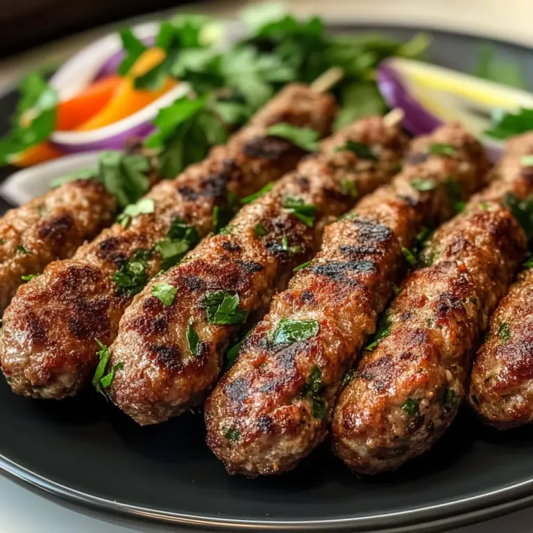 Middle Eastern Kofta Kebabs