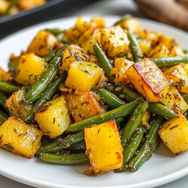 Potatoes and Green Beans