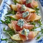 Prosciutto, Pear, And Blue Cheese Appetizers