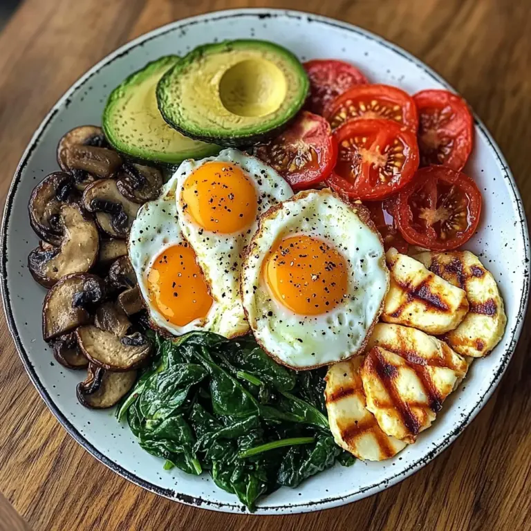 Protein-Packed Veggie Breakfast Plate