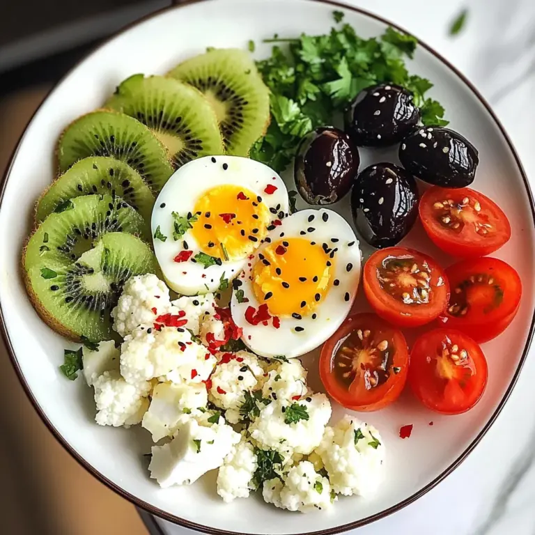 Rainbow Breakfast Plate