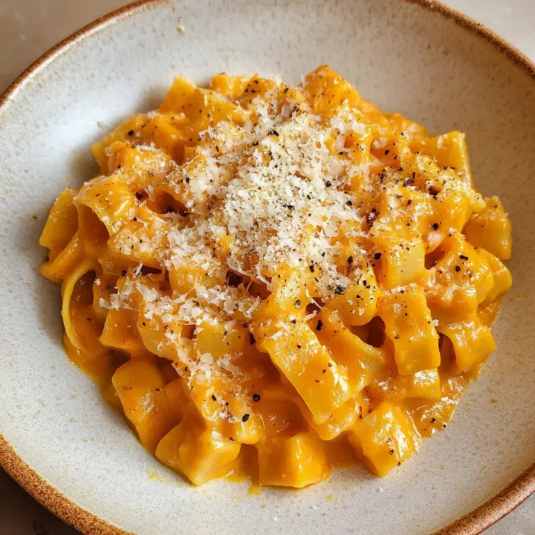 Roasted Pumpkin & Garlic Pasta