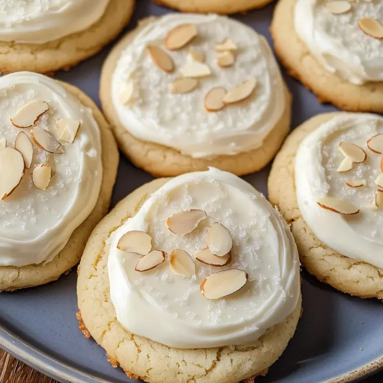 Soft Almond Sugar Cookies