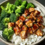 Teriyaki Chicken and Broccoli Bowl