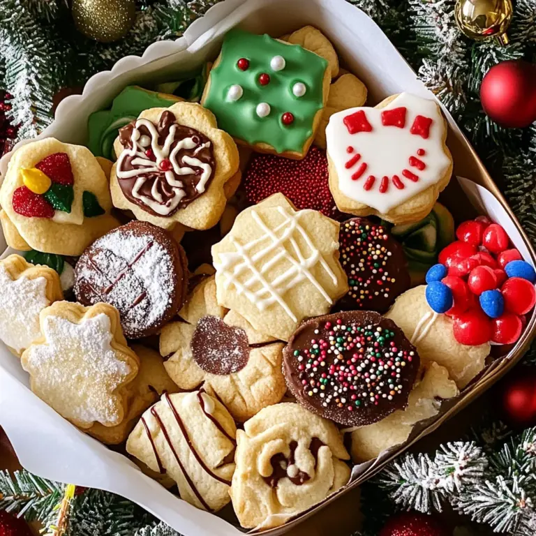 10 Christmas Cookies from 1 Dough! - Christmas Cookie Box