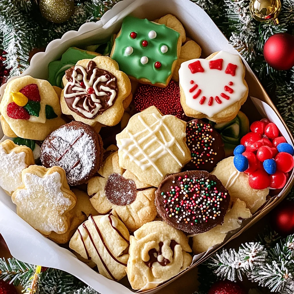 10 Christmas Cookies from 1 Dough! - Christmas Cookie Box