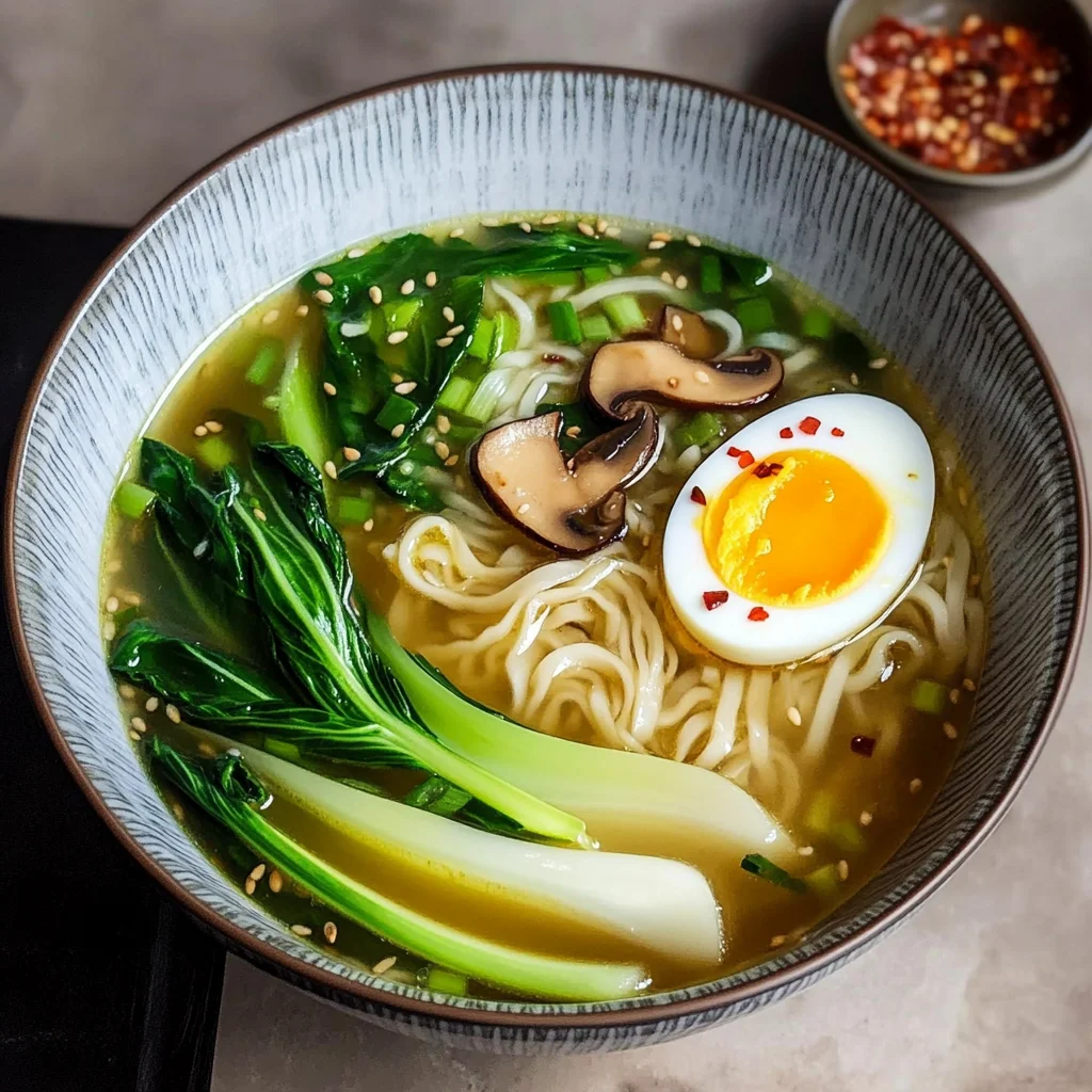 25-Minutes Ginger Garlic Bok Choy Soup - A Delicious Choice