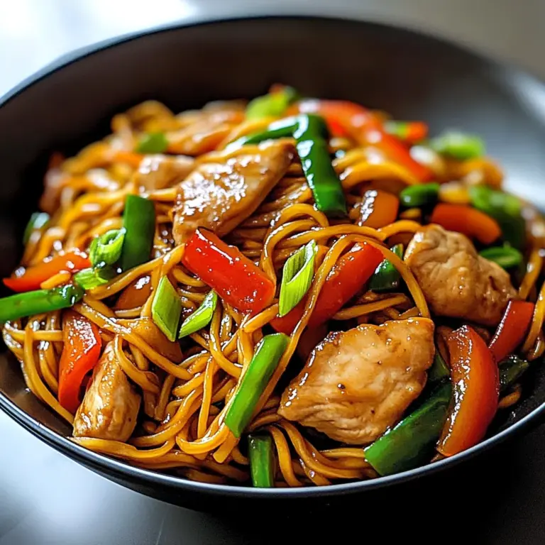 Chicken Lo Mein Recipe