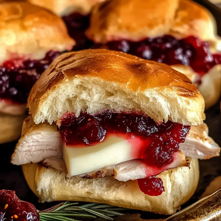 Cranberry Turkey Sliders