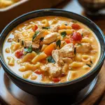 Creamy Cajun Chicken Pasta Soup