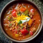 Crock Pot Stuffed Pepper Soup