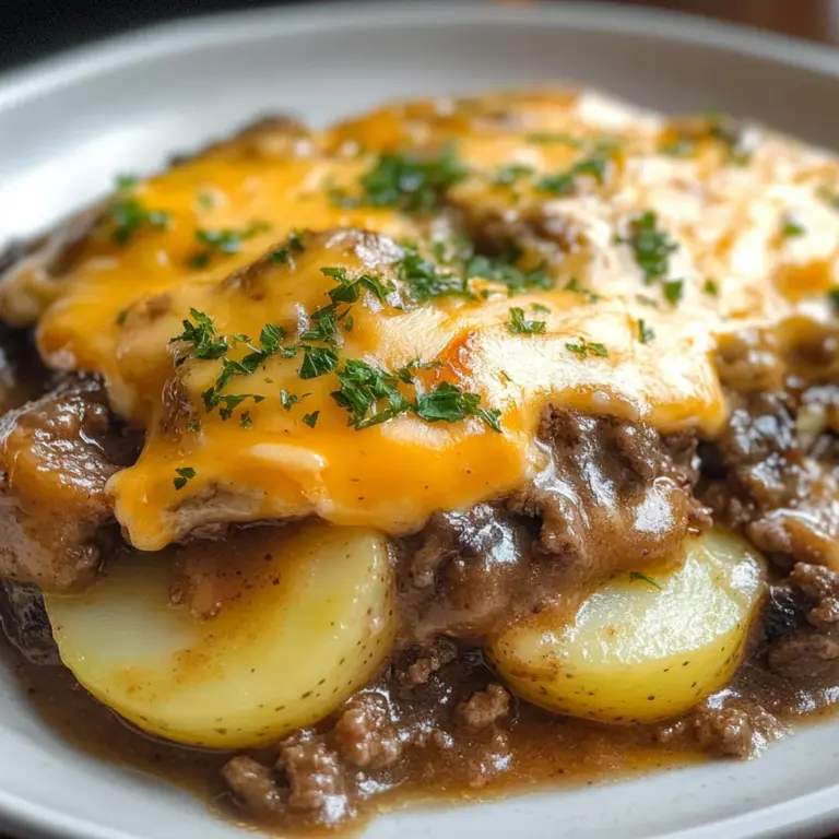 Crockpot chicken hamburger Potato Casserole