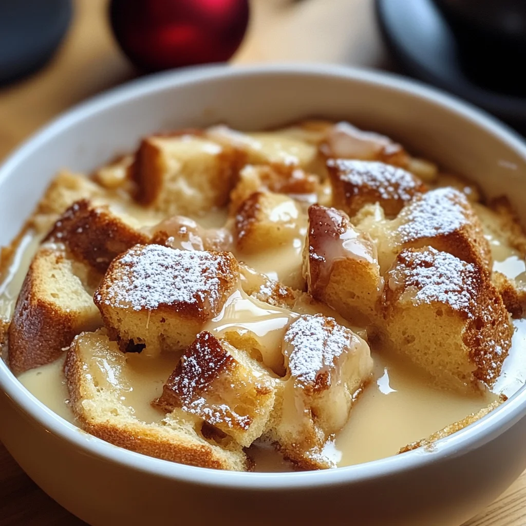Eggnog Bread Pudding