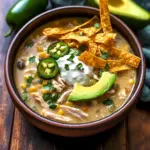 Flavorful Crockpot White Chicken Chili Soup