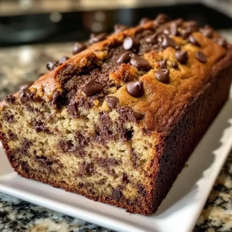 Irresistible Super Moist Chocolate Chip Banana Bread