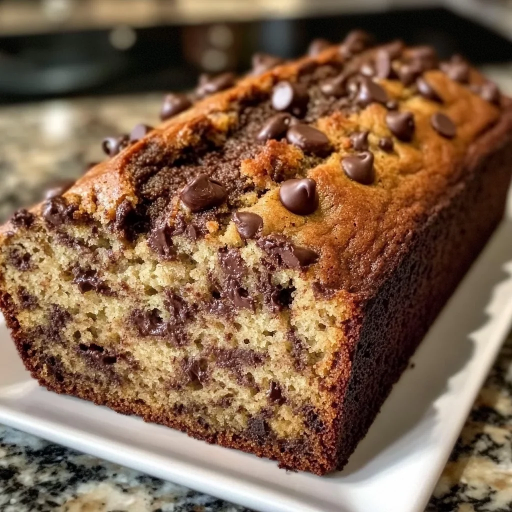 Irresistible Super Moist Chocolate Chip Banana Bread