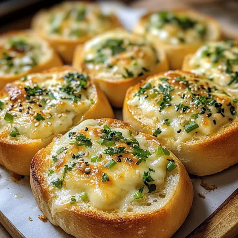 Korean Cream Cheese Garlic Bread