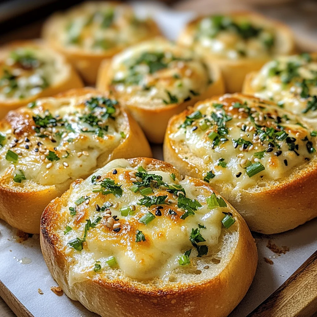 Korean Cream Cheese Garlic Bread