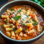 Mama Mia's Hearty Pasta Fagioli Soup