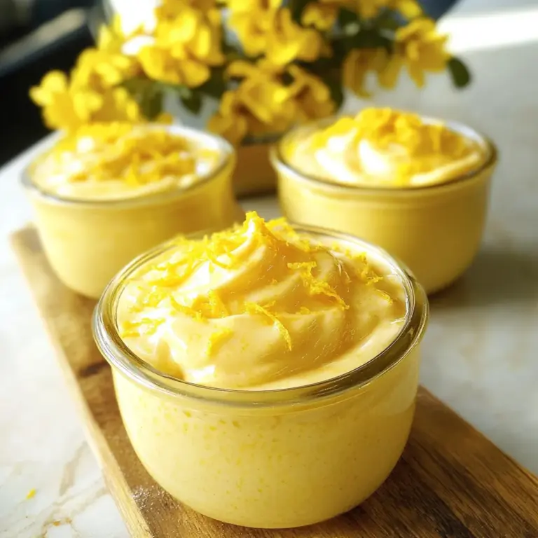 Mary Berry Lemon Pots