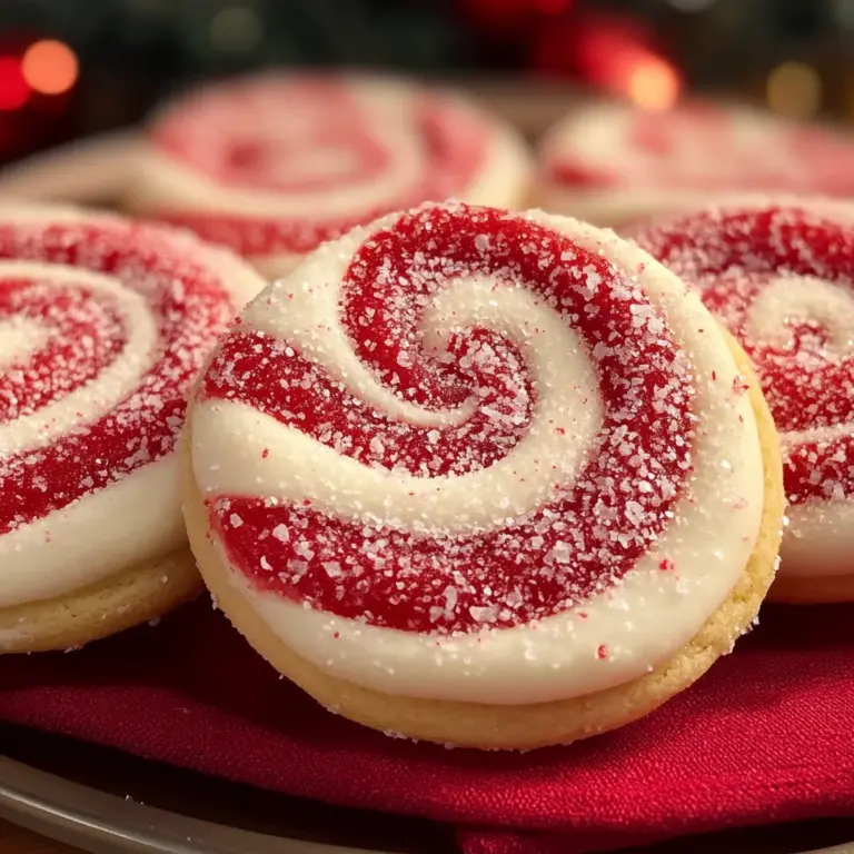 Peppermint Swirl Cookies
