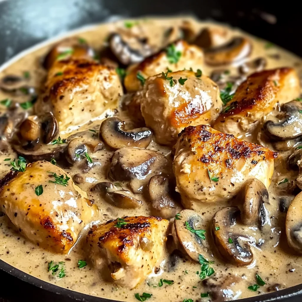 Rich Chicken Stroganoff - Alrightwithme