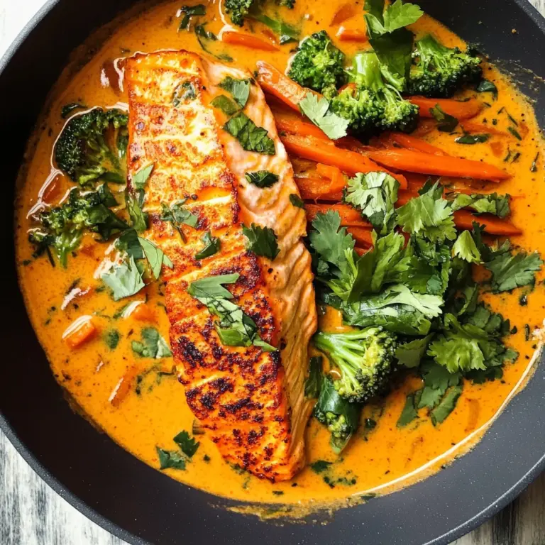 Salmon Coconut Curry