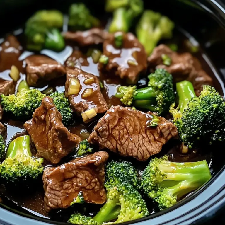 Savory Crock Pot Beef and Broccoli - Alrightwithme