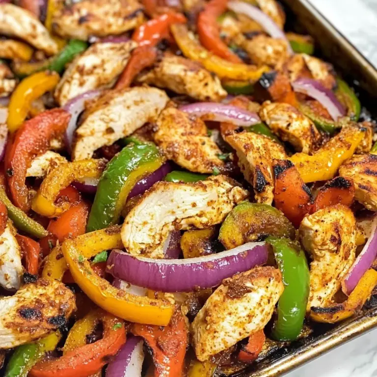 Sheet Pan Chicken Fajitas