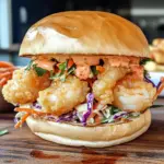 Shrimp Tempura Burger