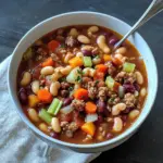 Slow Cooker Copycat Olive Garden Pasta e Fagioli