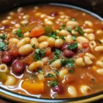 Slow Cooker Pasta E Fagioli Soup Recipe