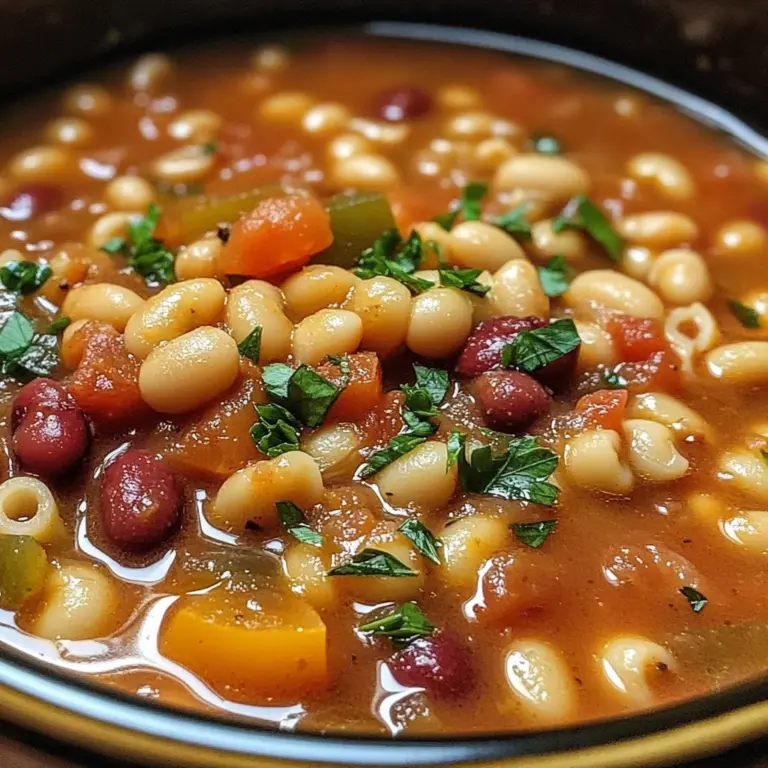 Slow Cooker Pasta E Fagioli Soup Recipe