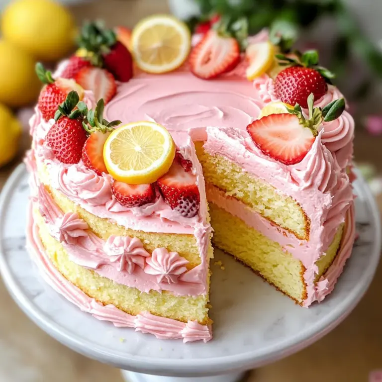Strawberry Lemon Cake