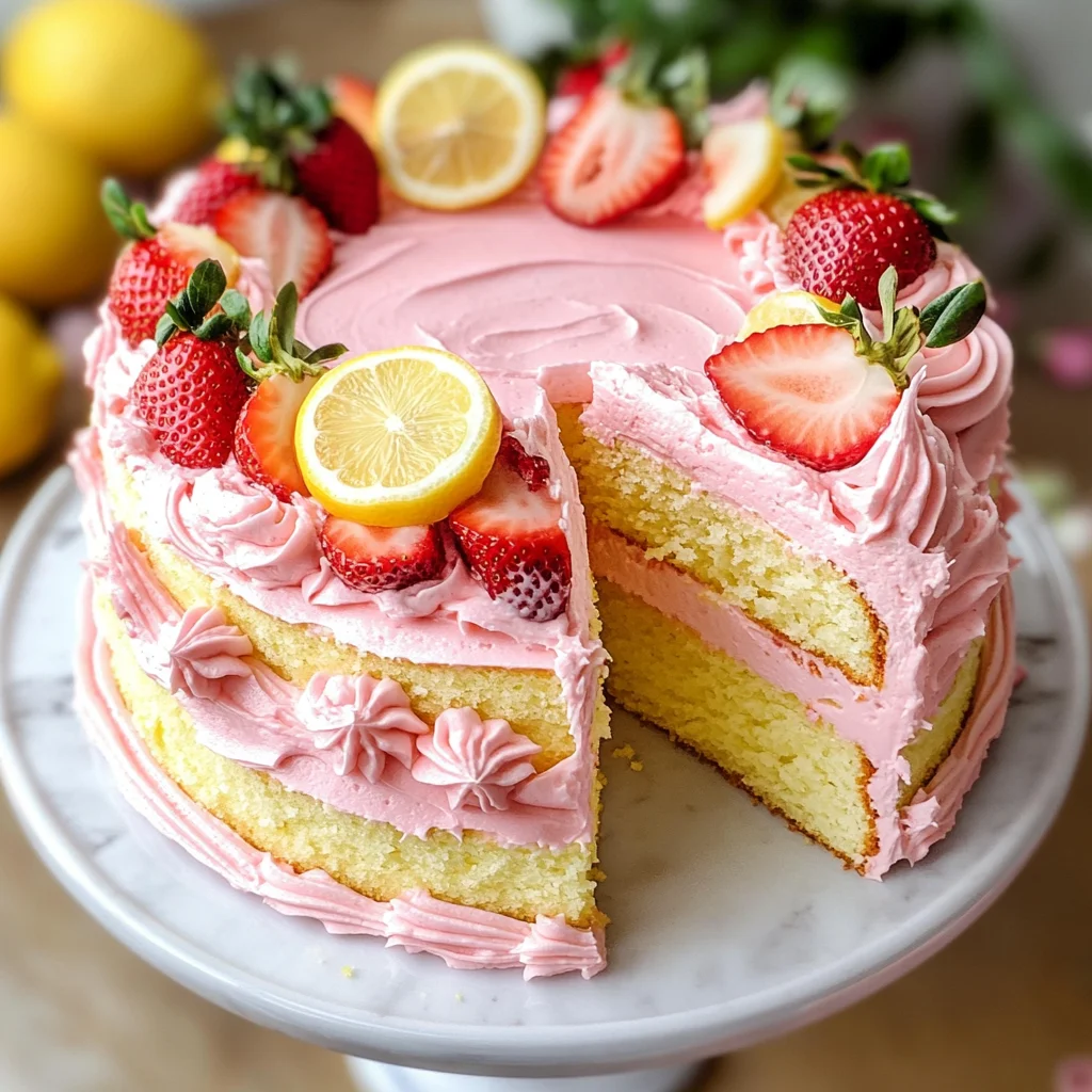 Strawberry Lemon Cake
