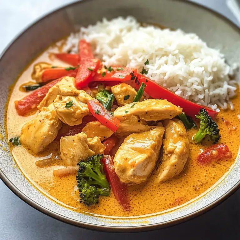Thai Chicken Curry with Coconut Milk