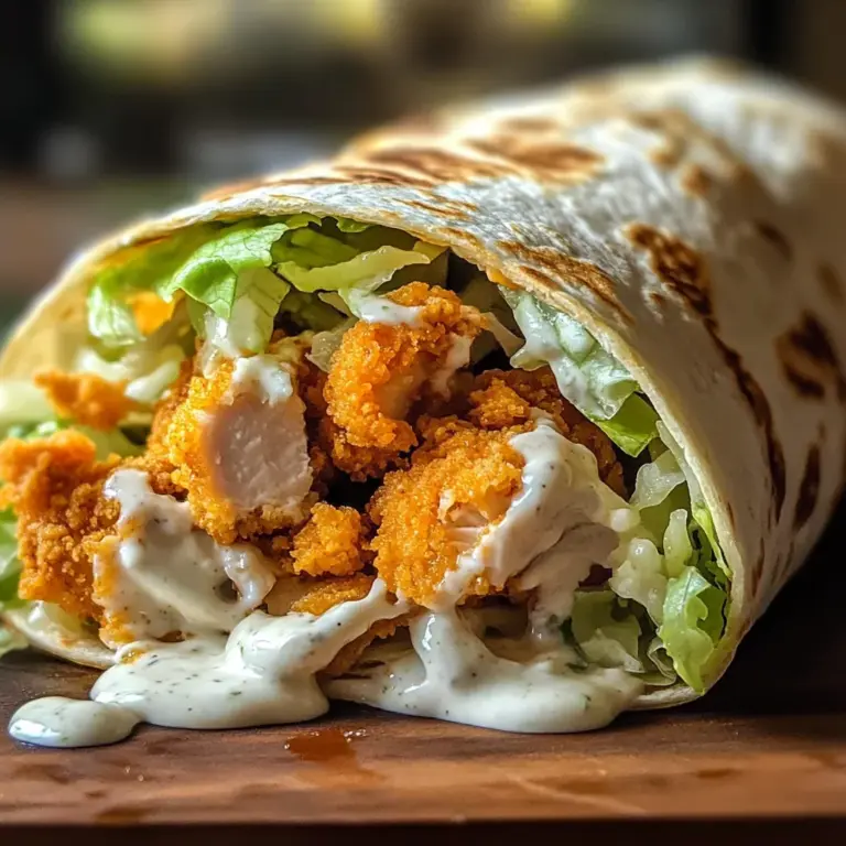 crispy chicken ranch snack wrap