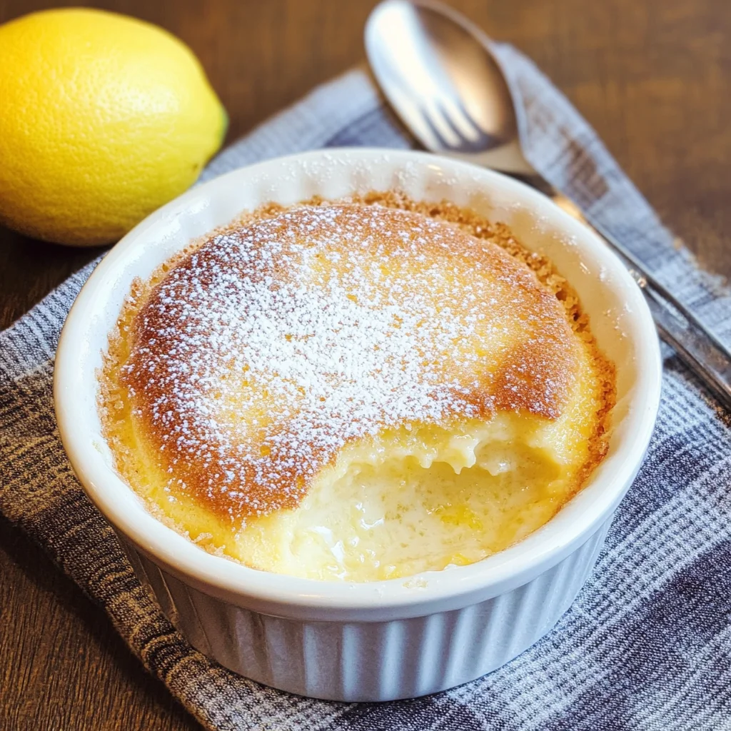 Baked Lemon Pudding