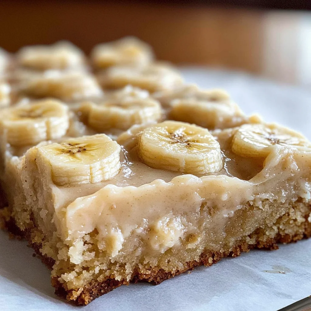 Banana Bars with Brown Butter Icing